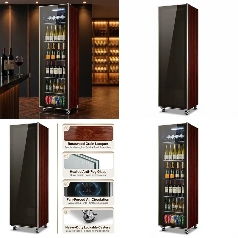 Wine Beer Cooler Fridge - Витринный холодильник SFW с сертификатом, отделкой