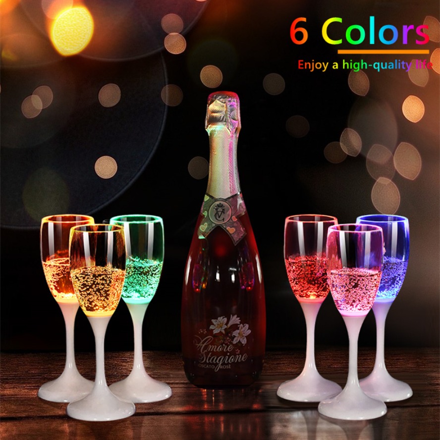 Beer Wine Up - Автоматические мигающие чашки, 6 цветов, разноцветные