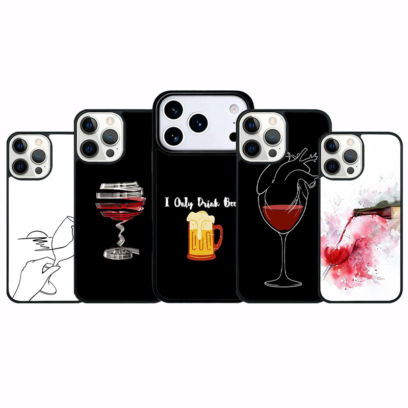 Wine Plus Beer - Чехол для телефона с изображением пива