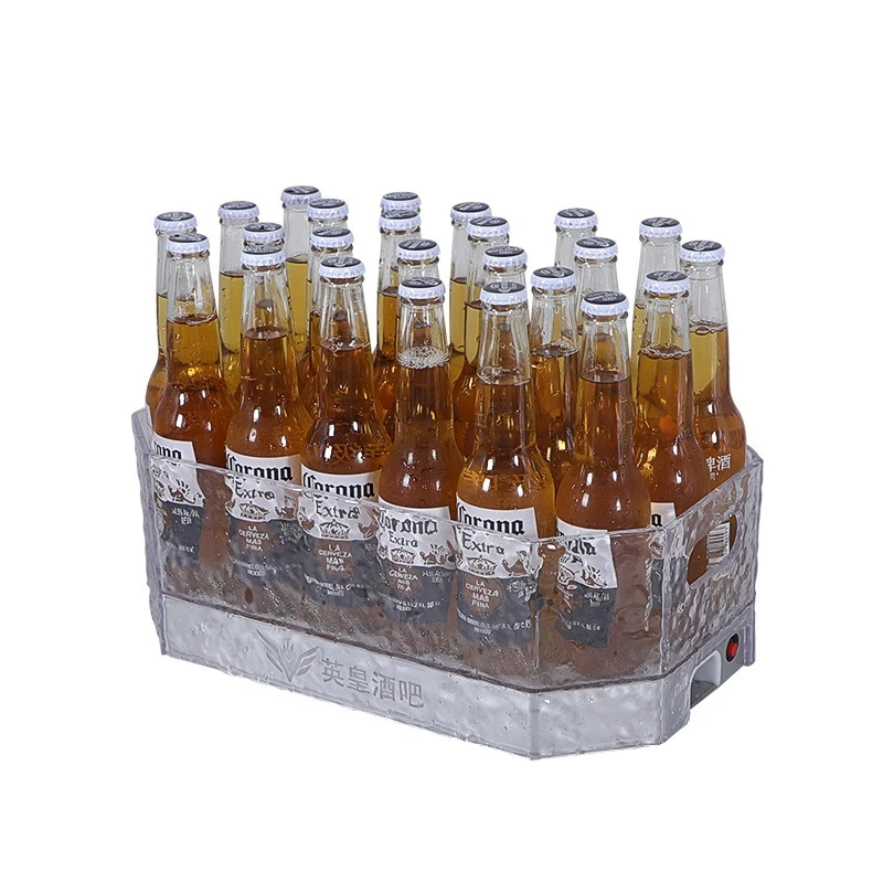 Wine Plus Beer - Светящаяся LED-подставка для пива для баров