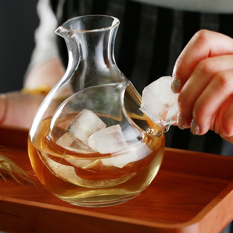 Wine Beer Whiskey - Бессвинцовый прозрачный хрустальный графин-кувшин для льда,
