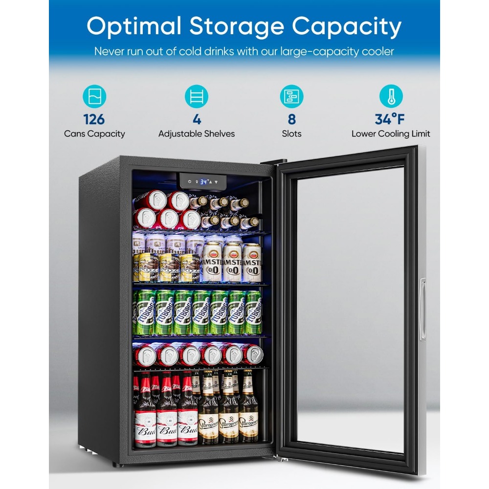 Холодильник для напитков - мин – обзор и цена Wine Beer Cooler Fridge