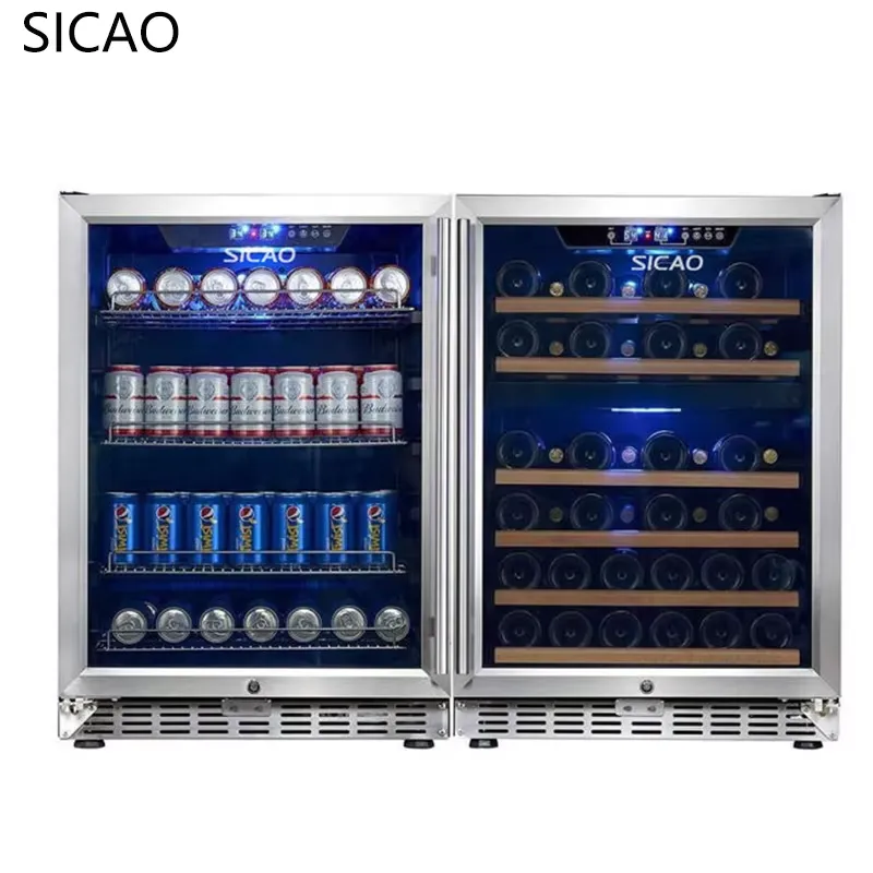 Двухдверный винный холодильник – обзор и цена Wine Beer Cooler Fridge