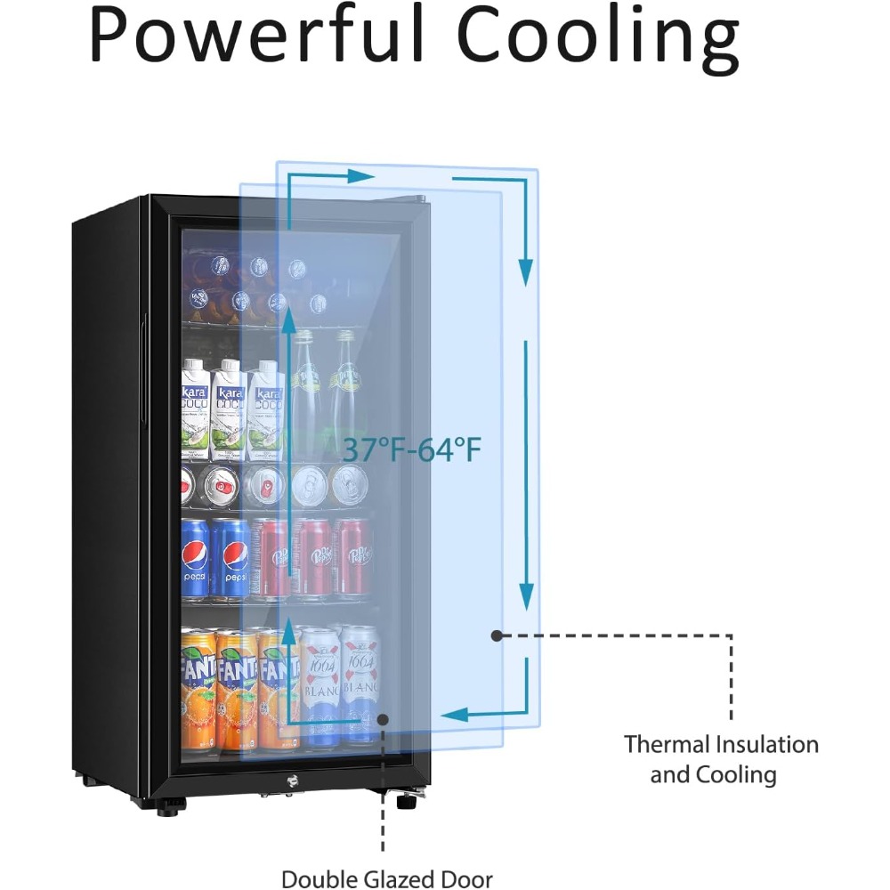 Холодильник для напитков, трех – обзор и цена Wine Beer Cooler Fridge