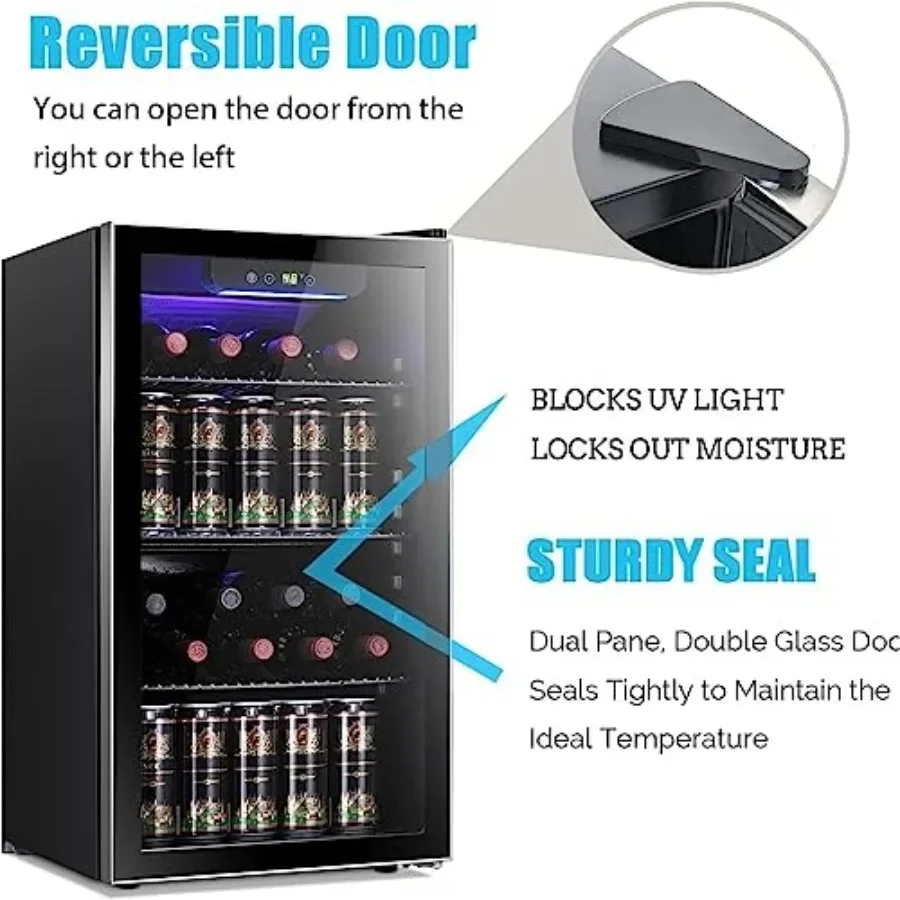 Винный холодильник/шкаф на 26  – обзор и цена Wine Beer Cooler Fridge
