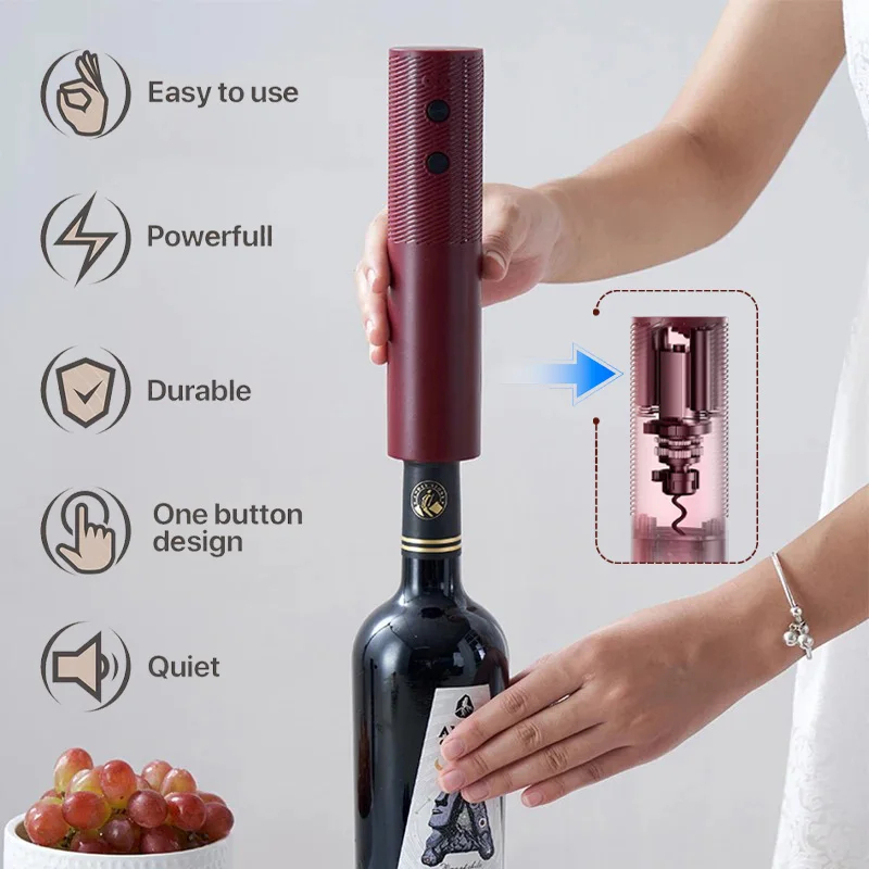 Электрический автоматический ш – обзор и цена Wine Opener Electric