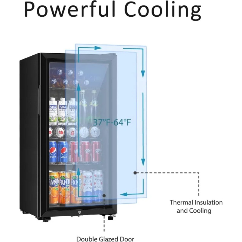 Холодильник для напитков, мини – обзор и цена Wine Beer Cooler Fridge