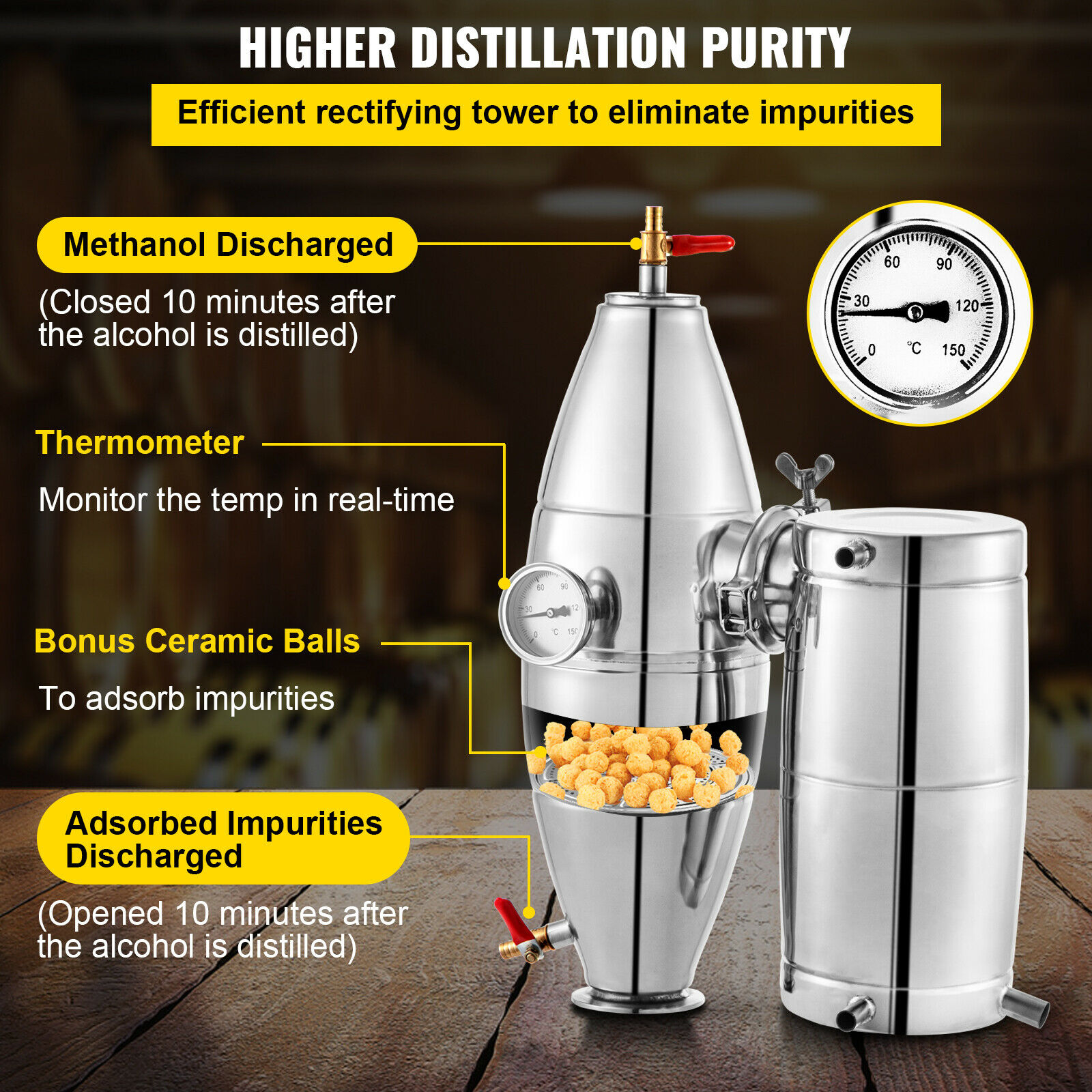 SucceBuy 20L-70L Дистиллятор д – обзор и цена Beer Wine Kit